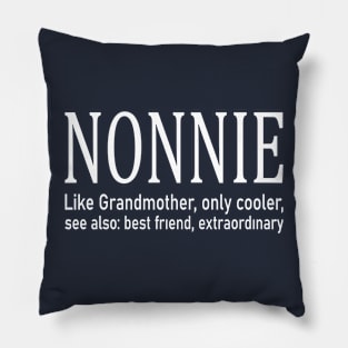 nonnie lika grandmother Pillow