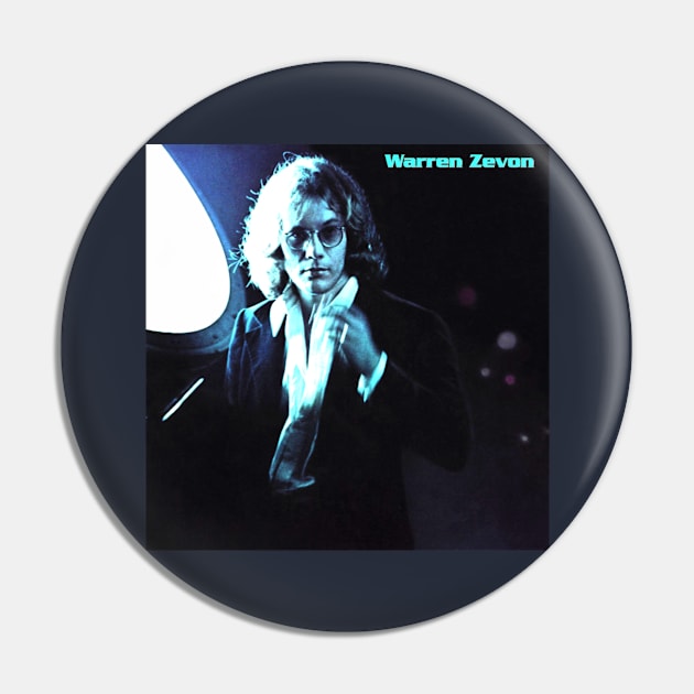 Zevon 1976 Classic Rock Throwback Pin by AlternativeRewind