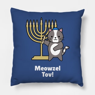 Meowzel Tov! Hanukkah cat Pillow