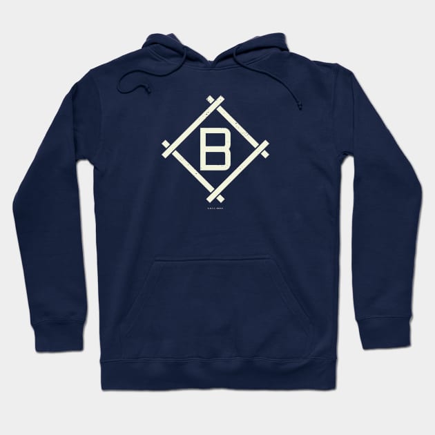 deadmansupplyco Brooklyn Dodgers - Vintage Diamond (Blue) Hoodie