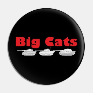 Big German Cats WW2 Pin