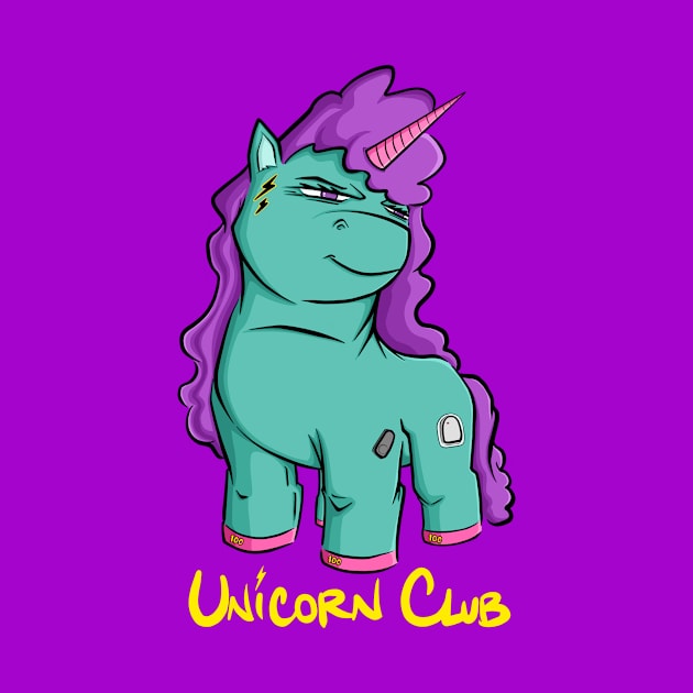 Type 1 Diabetic Unicorn Club Green by the lazy raccoon