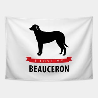 I Love My Beauceron Tapestry