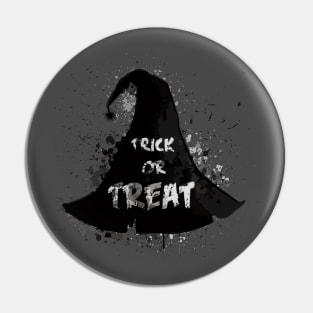 Grungy LookWitches Hat Trick or Treat Pin