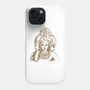 Trimurti Indian Deity - God Phone Case