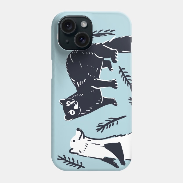 Fisher Martens Pattern in light blue Phone Case by belettelepink