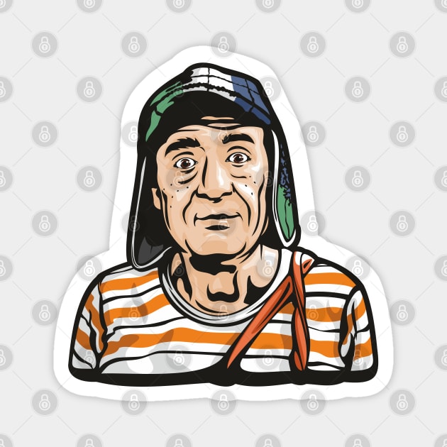 El Chavo Del Ocho Magnet by Jamie Lee Art