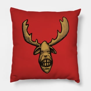 The Moose Man (2nd version) Pillow