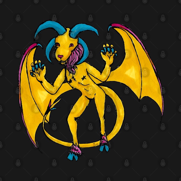 Pansexual Jersey Devil by jazmynmoon