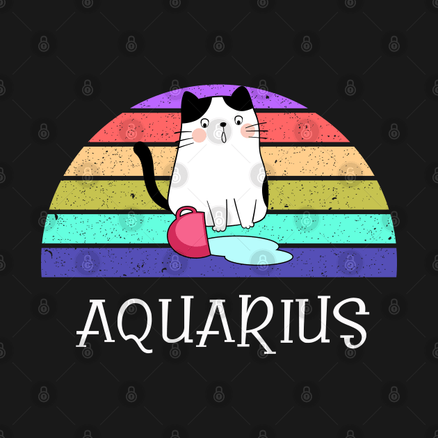 Cat Horoscope Aquarius by kooicat