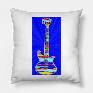 bass blues bassist by LowEndGraphics Pillow