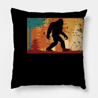 Bigfoot Retro Vintage Sasquatch Kansas Pillow