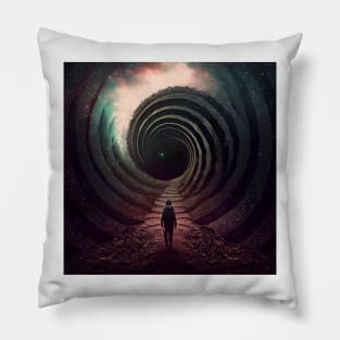 Wandering Deeper In The Void Pillow