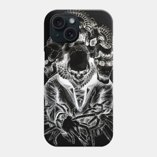 Death Skulls Fused Phone Case