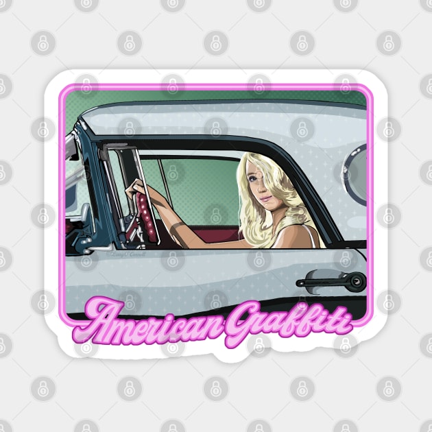 Mysterious Girl in a T-bird Magnet by FanboyMuseum