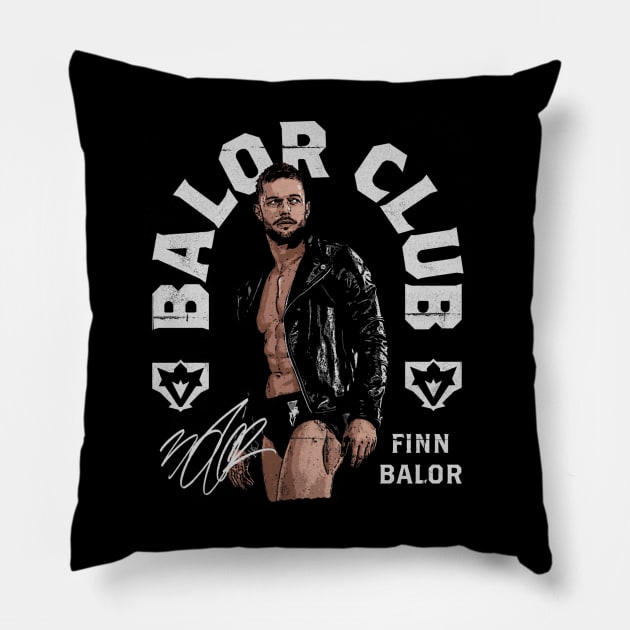 Finn Balor Club Pillow by MunMun_Design
