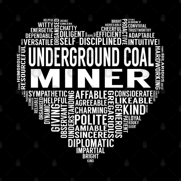 Underground Coal Miner Heart by LotusTee