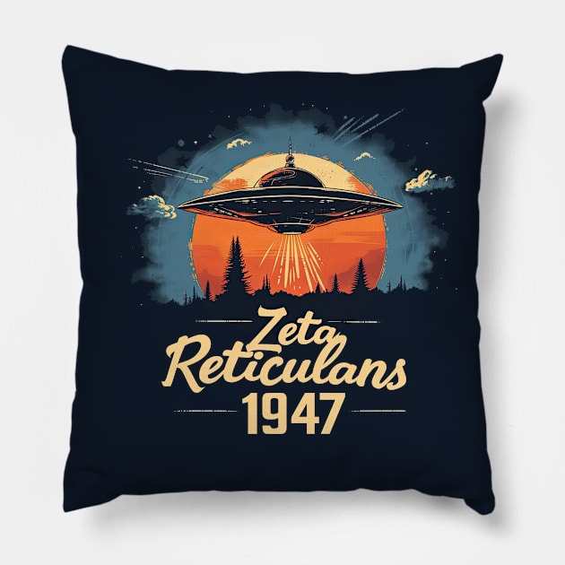 Zeta Reticulans Pillow by obstinator