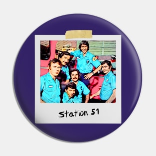 Firehouse Station 51 Emergency TV Show Pin