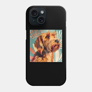 70s Otterhound Vibes: Pastel Pup Parade Phone Case