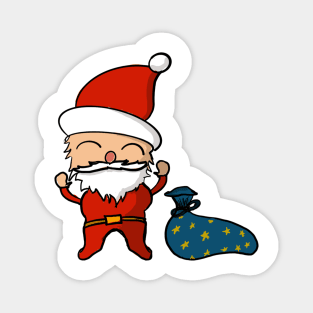 Happy Santa Magnet