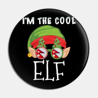 Christmas  I'm The Cool Nepalese Elf - Gift for Nepalese From Nepal Pin