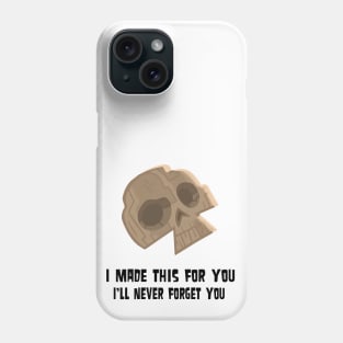 TD Duncney - Wooden Skull Phone Case