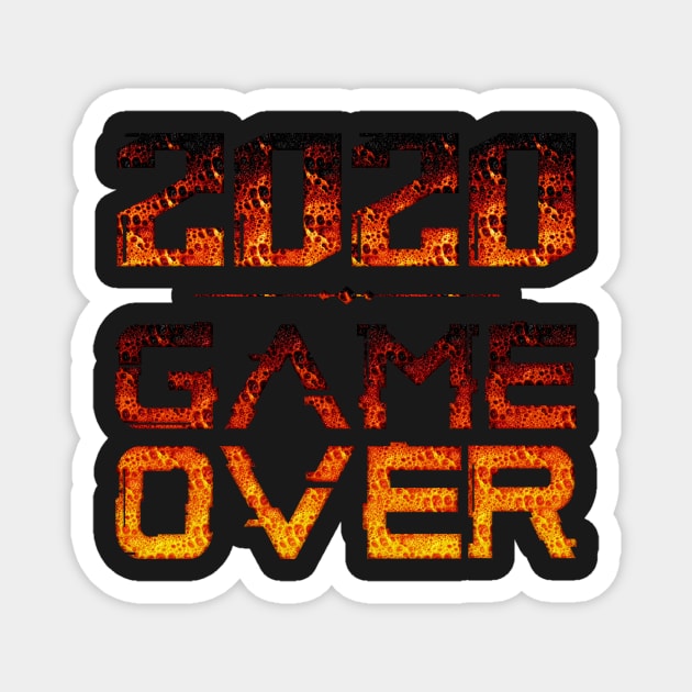 2020 Game Over Funny T-Shirt for Quarantined Gamers Magnet by norules