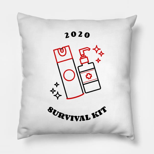 2020: Survival Kit Pillow by JonesCreations