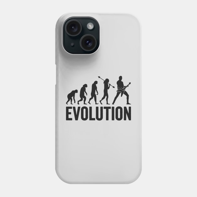 Rock and Roll Evolution: From Primates to Rock Gods Phone Case by TwistedCharm