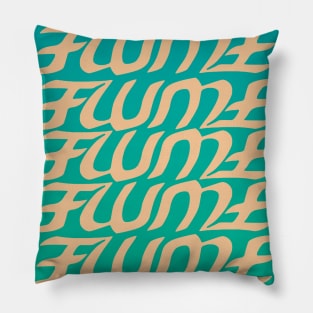 Hi This Is Flume Logo Multi-Coloured 4 Pillow