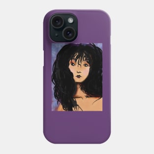 Brush Stroke Portrait Phone Case