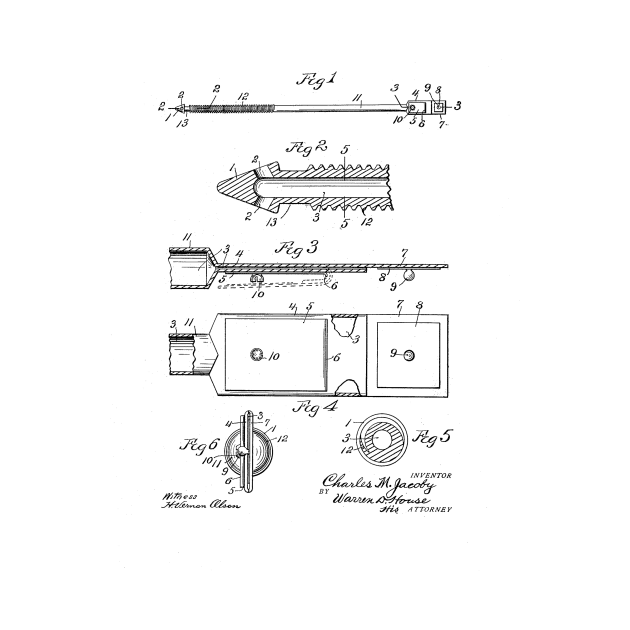 Catheter Vintage Patent Drawing by TheYoungDesigns