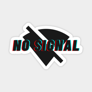 No signal - Retro design Magnet