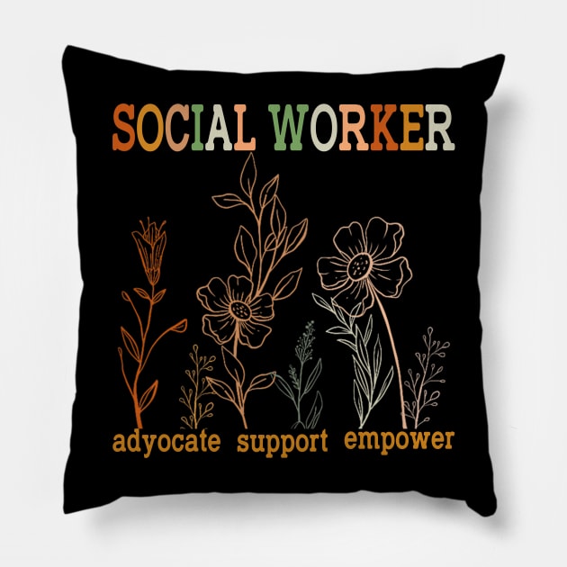 Social Worker - Social Work Month Pillow by iperjun