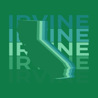 Irvine California Green Repeat T-Shirt