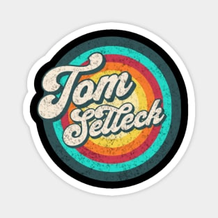 tom/ name in rainbow circle Magnet