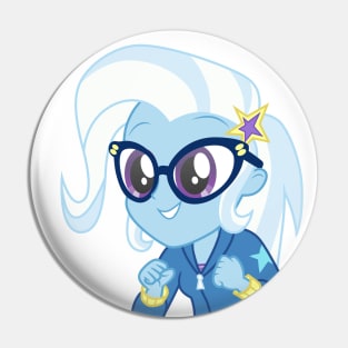 Trixie in glasses Pin