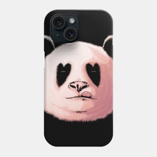 Panda in Love Phone Case