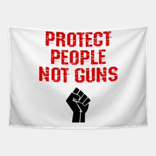 Protect people, not guns. End gun violence, police terror. Disarm, defund the police. Fight police brutality. Stop systemic racism. Black lives matter. Abuse of power. Prosecute guilty cops Tapestry