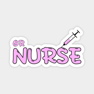 Operating Room (OR) Nurse, Perioperative Nurse Pink Magnet