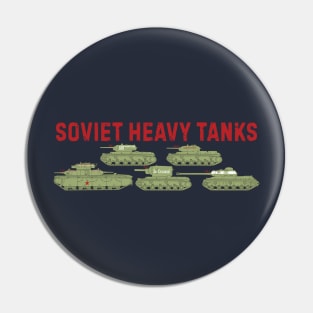 For a tank fan! Soviet heavy tanks WW2 Pin