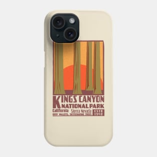 kings canyon National Park Phone Case