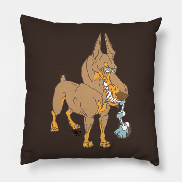 FAWN DOBERMAN Pillow by WildThingsTreasures34