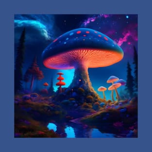 Glowing Mushroom T-Shirt