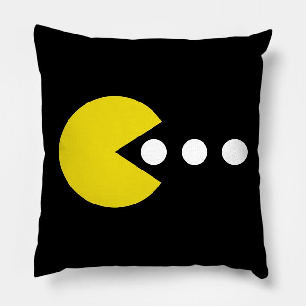 PAC-MAN Pillow by HHFlippo