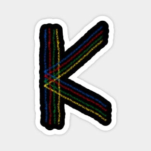 The letter K! Magnet