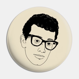 Buddy Holly Pin