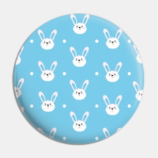 bunny pattern Pin