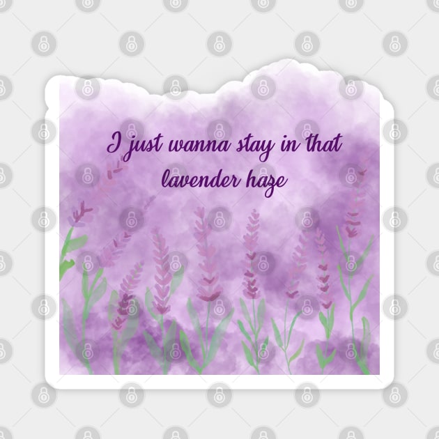 Lavender haze Magnet by Johadesigns